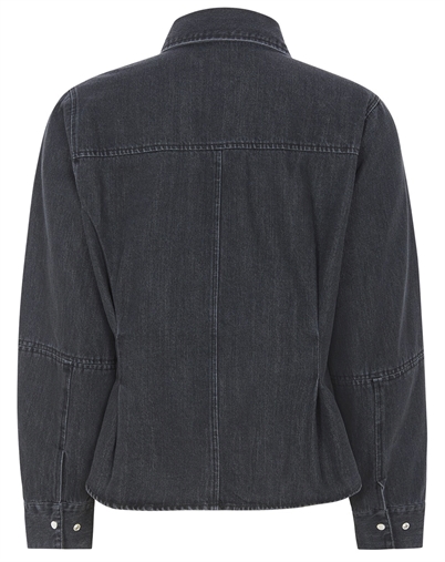 Soft Rebels - SRJanet Keira Curved Skjorte - Washed Phantom
